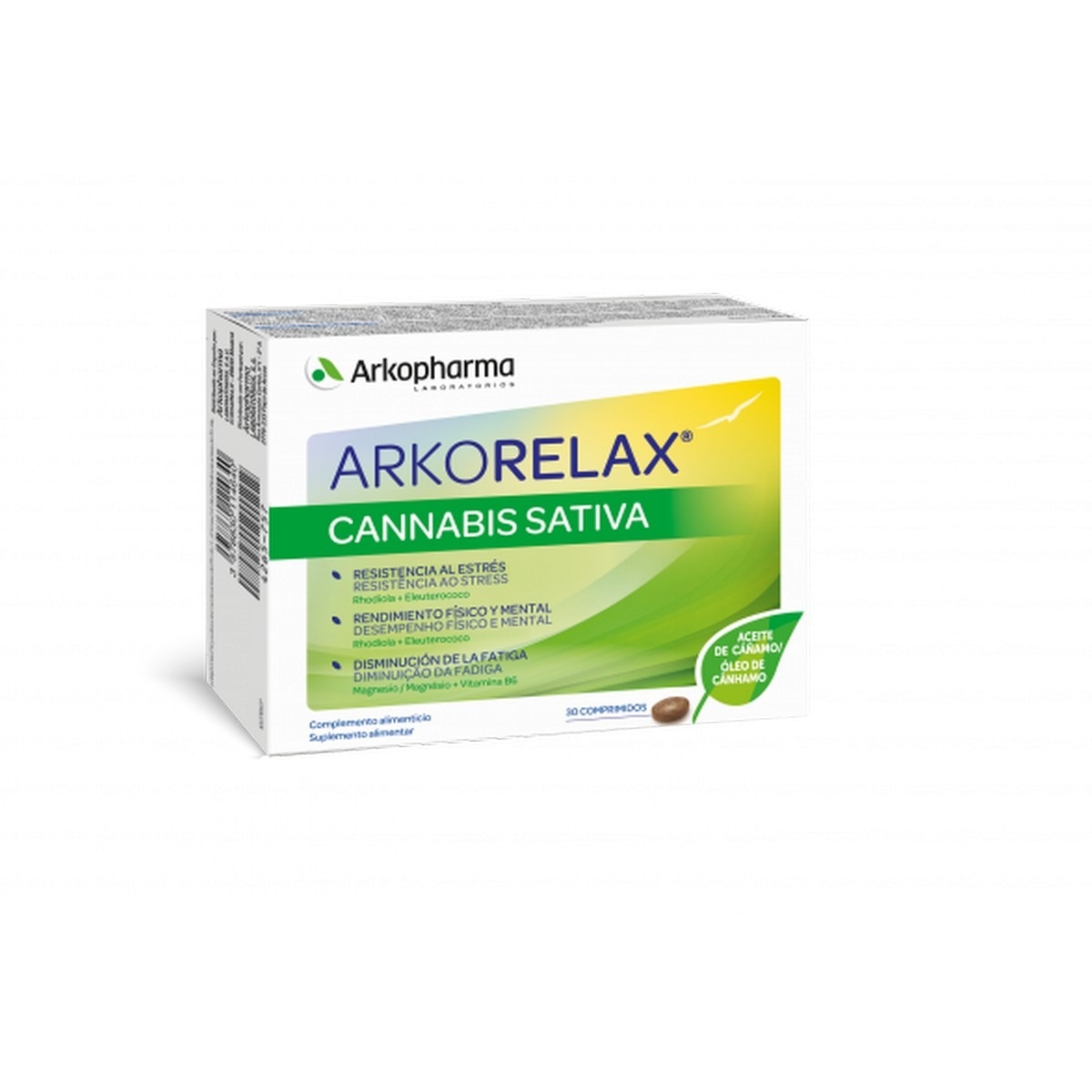 Imagem 0 de Suplemento Alimentar Arkorelax® Cannabis Sativa - 30 comp.