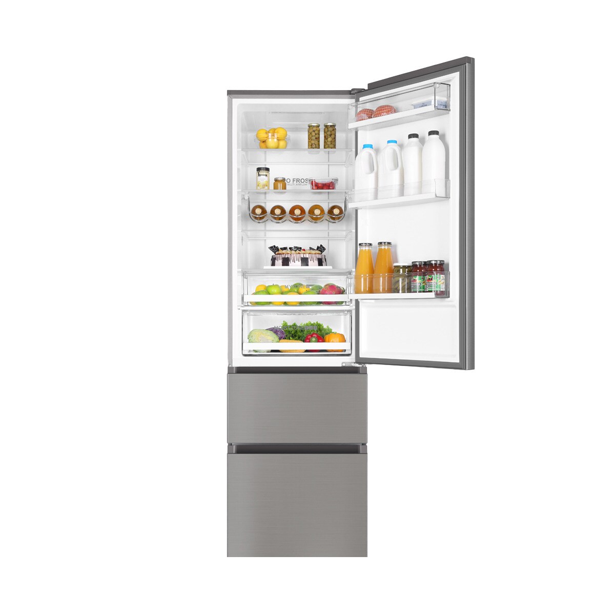 Frigorífico Combi Haier Total No Frost 3D 60 Series 3 - A3FE837CHJ Inox-4