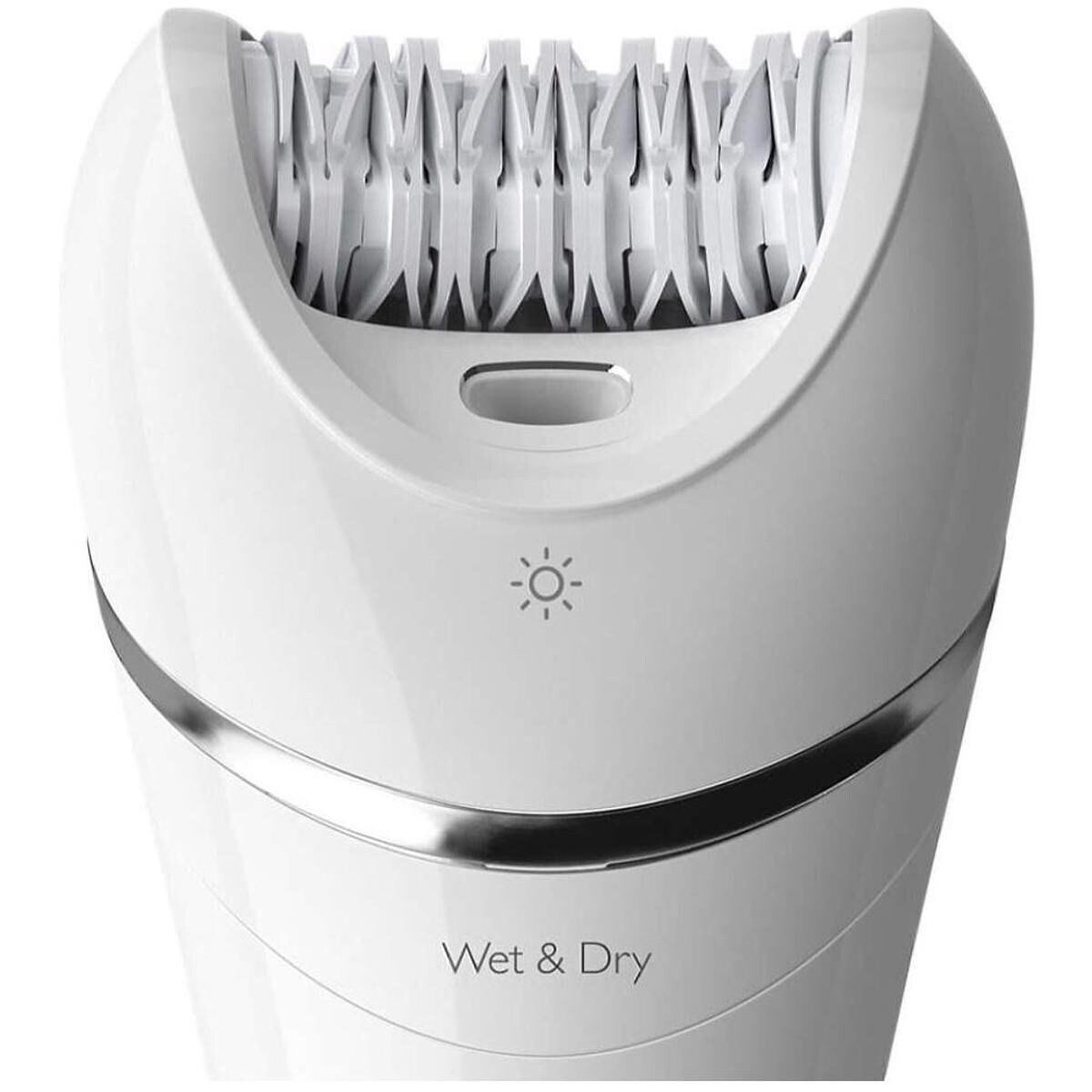 Depiladora de Arranque Philips BRE715/00 para Pernas e Corpo com 6 Acessórios e Wet&Dry - Branco Branco-3
