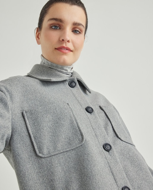 Chaqueta de mujer de paño con bolsillos · Vila · El Corte Inglés