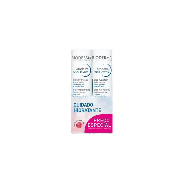 Imagem 0 de Duo Stick Labial Atoderm 2x4g Bioderma