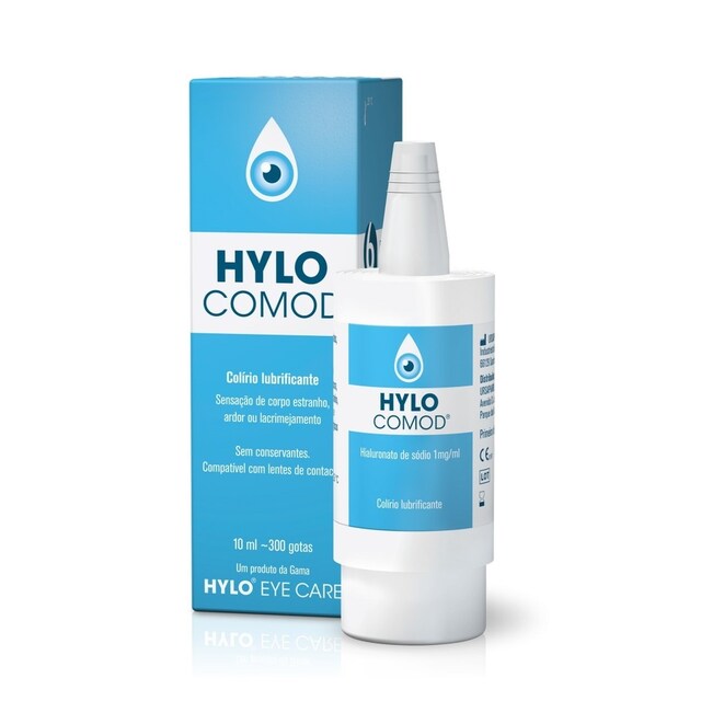 Imagem 0 de Solução Oftálmica Hylo Comod Colírio Lubrificante 10ml Hylo