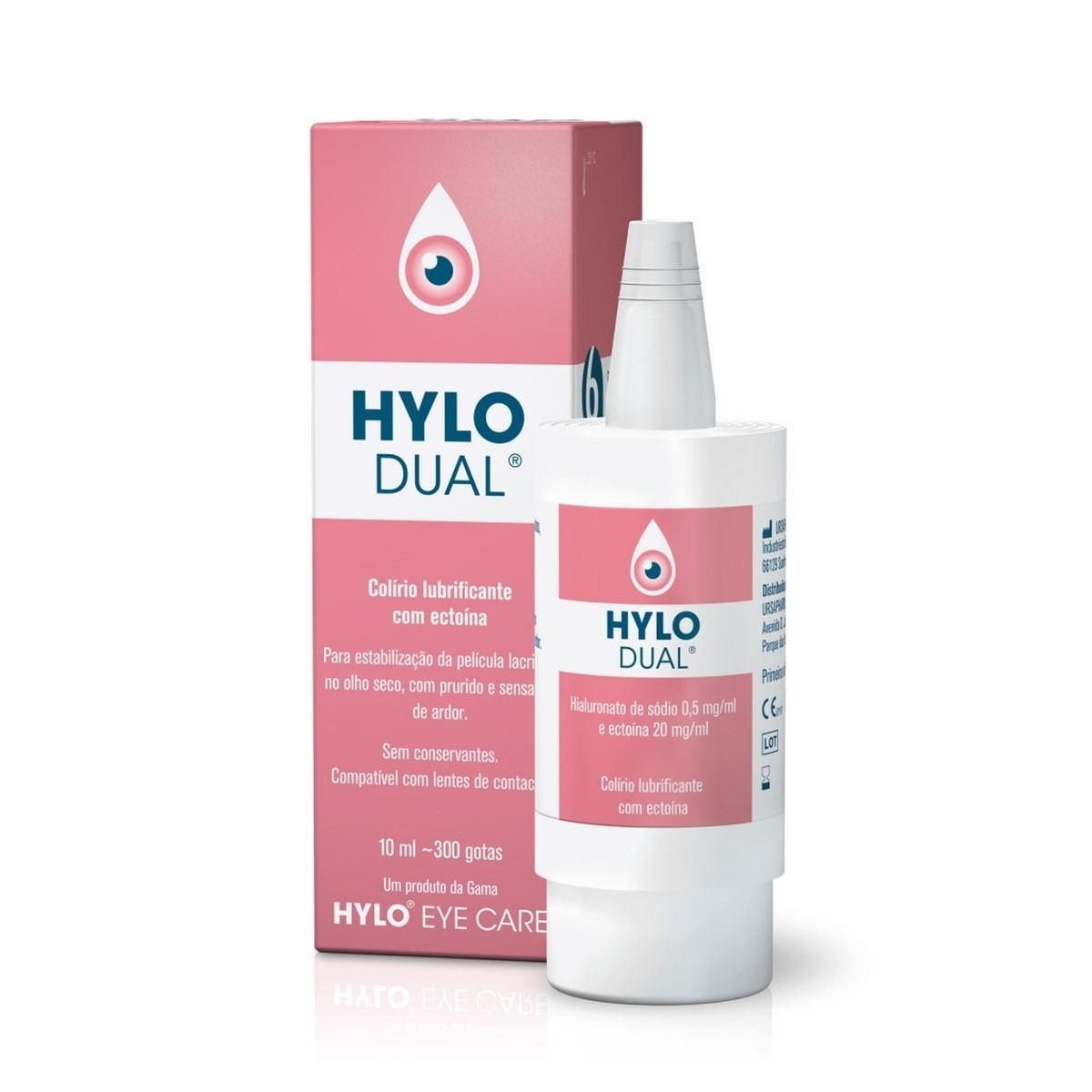 Solução Olftálmica Hylo Dual Colírio Ectoina 10ml Hylo 1