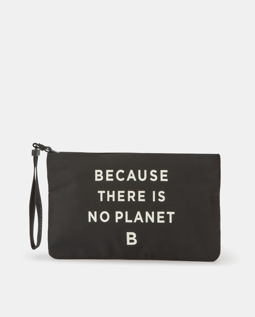 Cartera de mano Ecoalf Lupitalf en negro con cremallera con print frontal ·  Ecoalf · El Corte Inglés