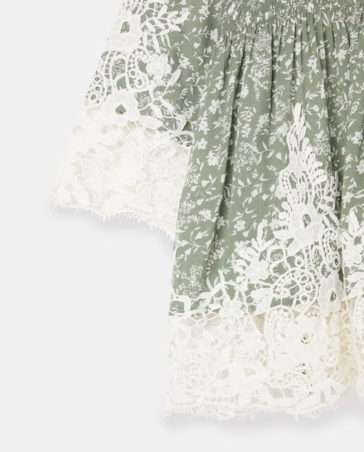 Blusa encaje guipur · Southern Cotton · El Corte Inglés