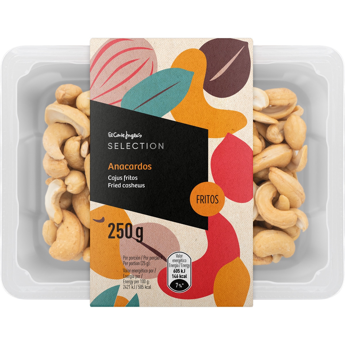 anacardos fritos tarrina 250 g