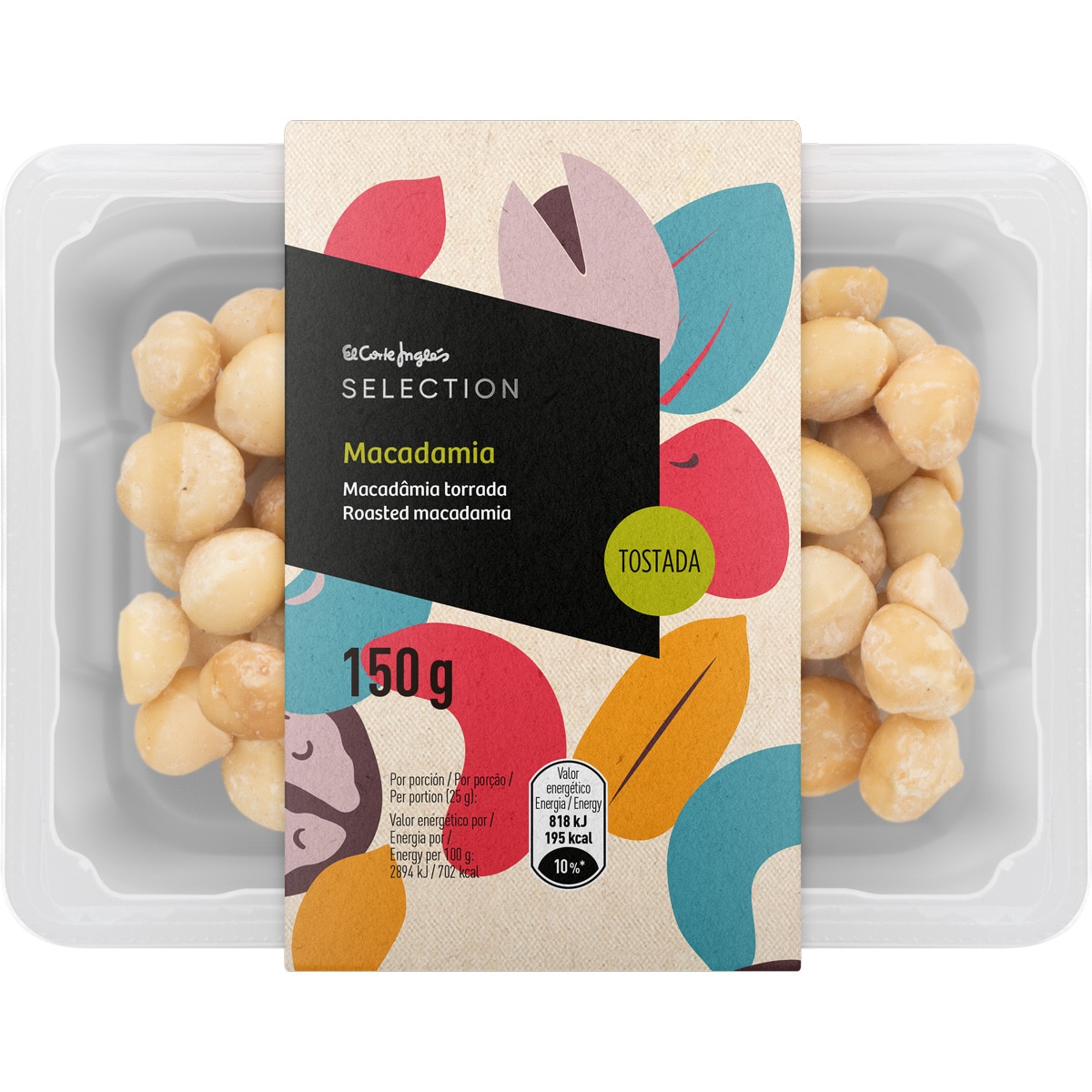 nueces de macadamia tostadas tarrina 150 g