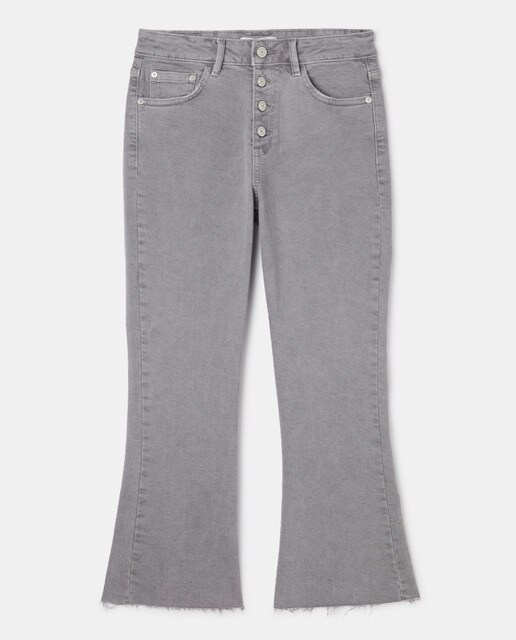 Vaquero crop flare botones · Green Coast · El Corte Inglés