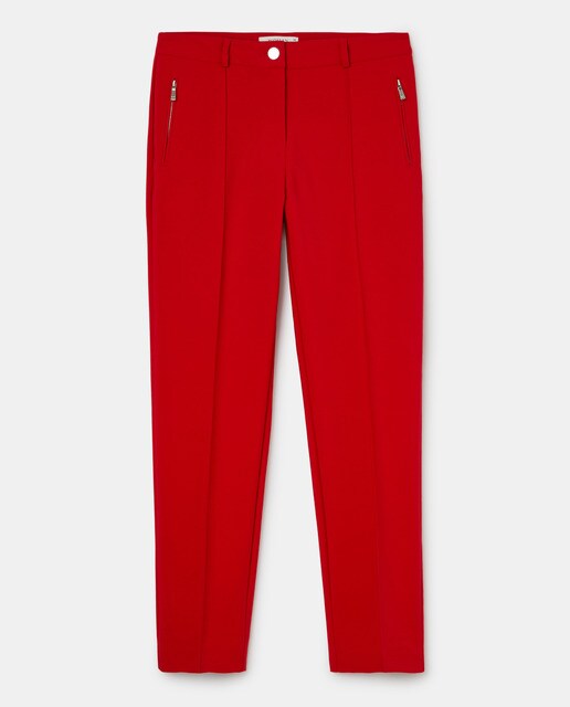 Pantalón semipitillo cremalleras · Woman El Corte Inglés · El Corte Inglés