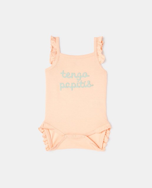 Body de bebé niña rosa ''Tengo papitis'' · Baby El Corte Inglés · El Corte  Inglés