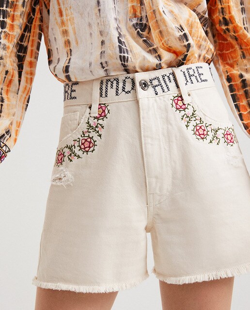 Shorts de mujer Amore con flores · Desigual · El Corte Inglés