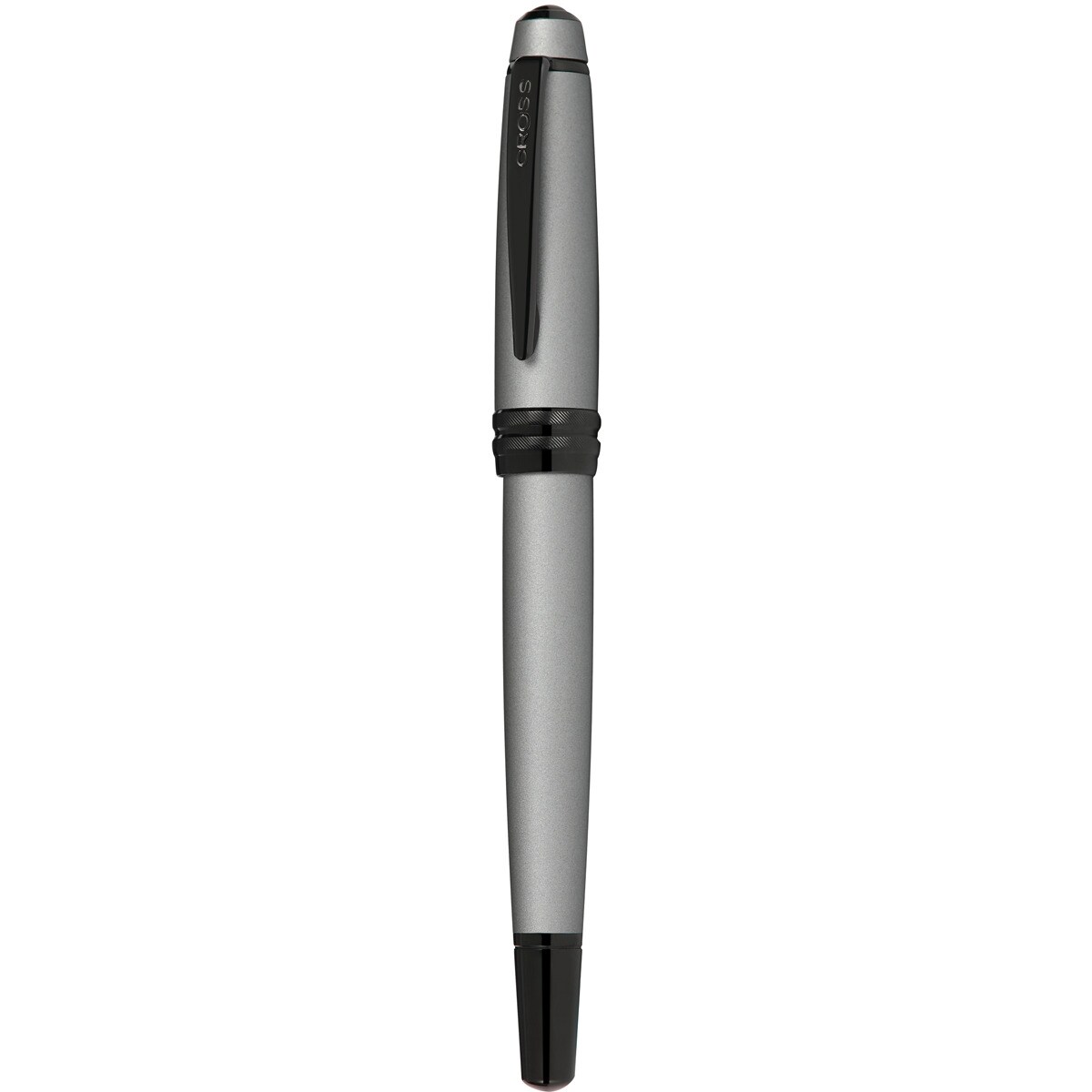 Caneta de Tinta Cinzenta Mate Cross Bailey com Ponta Fina em Aço Inoxidável 2