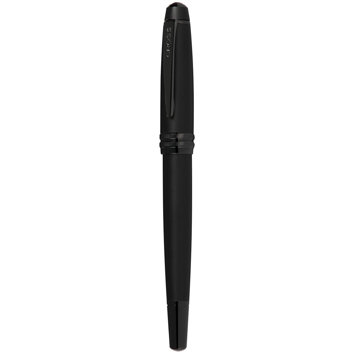 Pluma Estilográfica con Plumín Fino de Acero Inoxidable Cross Bailey Negro Mate 2