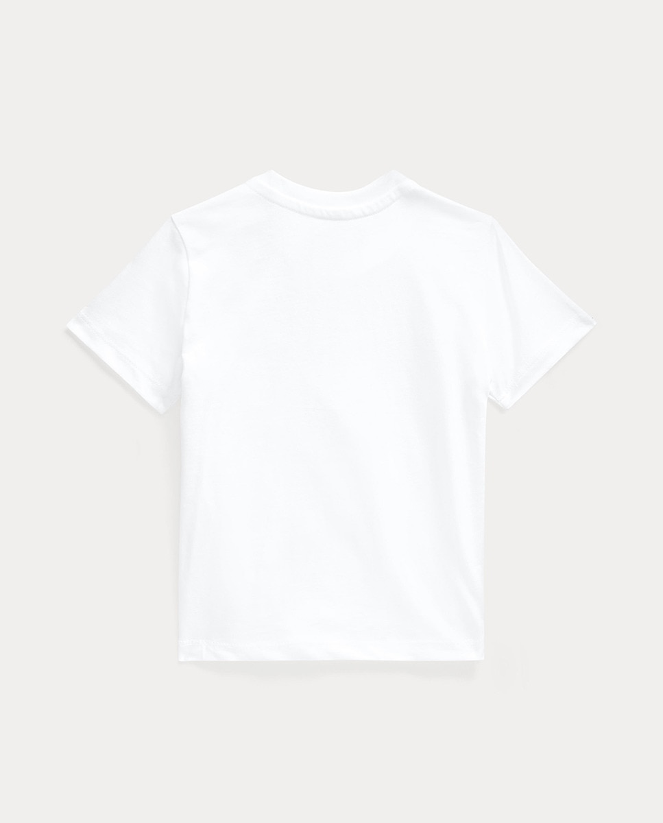 T-shirt de Algodão de Bebé com Cavalo Branco-2