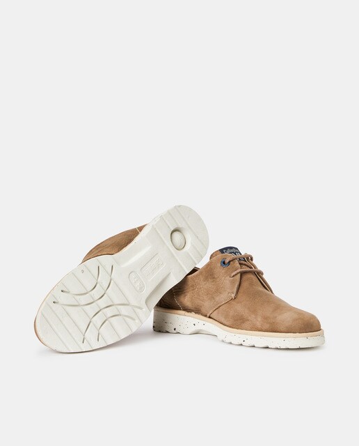 Zapatos de cordones de hombre en piel de color kaki · Callaghan · El Corte  Inglés