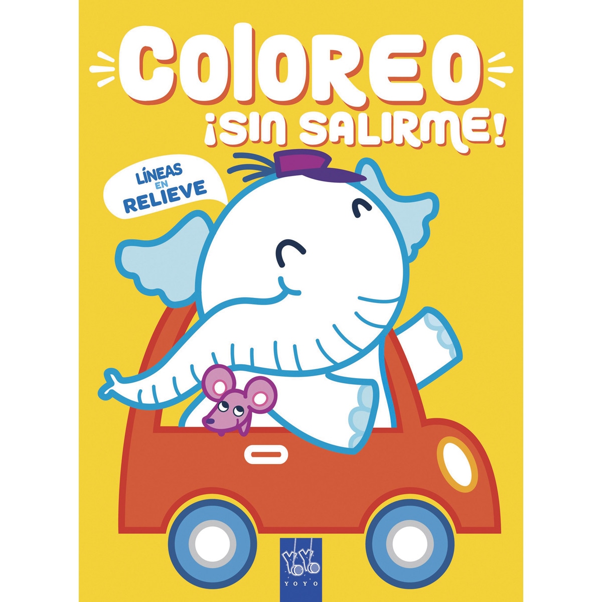 Imagen 0 de Coloreo ¡sin salirme! Elefante: Líneas en relieve  (Tapa blanda)