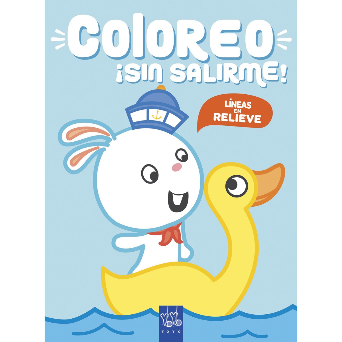 Coloreo ¡sin salirme! Conejo: Líneas en relieve  (Tapa blanda) 1