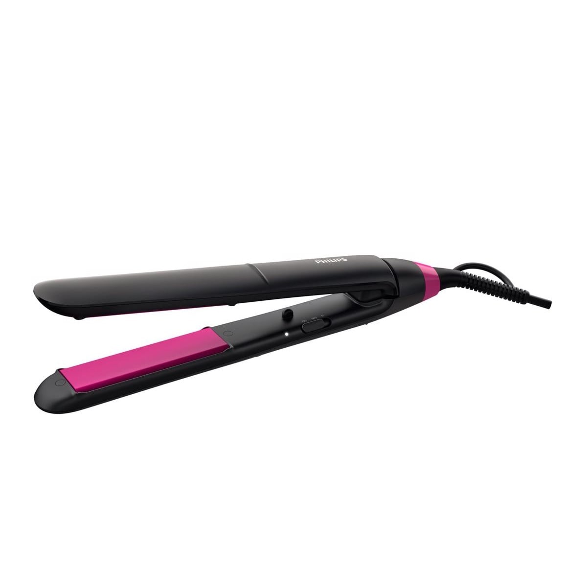 Alisador de Cabelo Philips BHS375/00 - Placas Cerâmicas, 2 Ajustes de Temperatura e 110-240V - Preto e Rosa Preto / Rosa-1