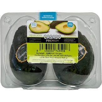 Aguacate 2 unidades bandeja 420 g