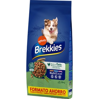 pienso para perros adultos con pollo verduras y cereales saco 15 kg - Brekkies