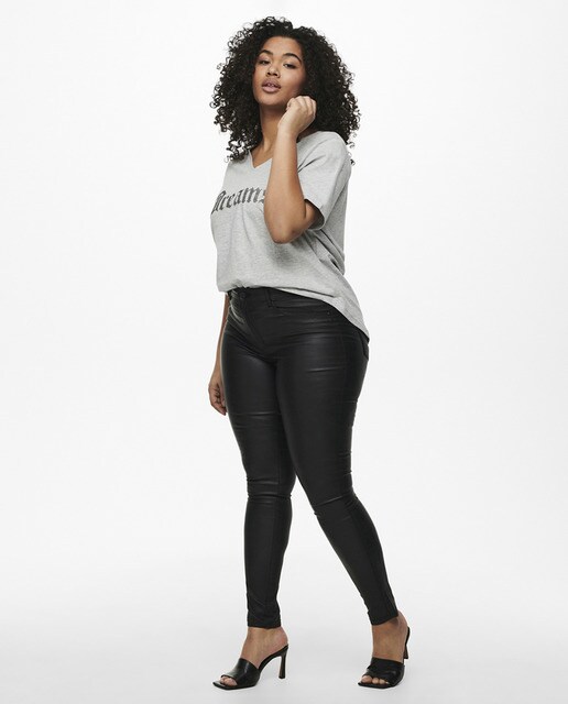Pantalón polipiel skinny mujer talla grande · Only Carmakoma · El Corte  Inglés