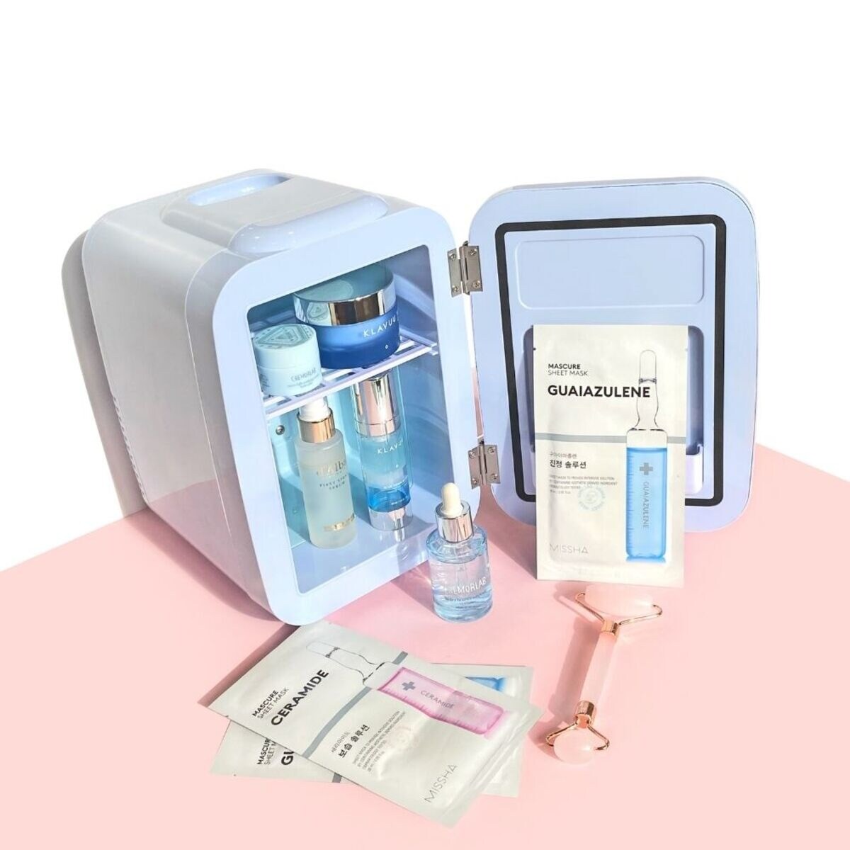 Frigorífico Portátil Elétrico Vintage 4 Litros Azul Pastel 7