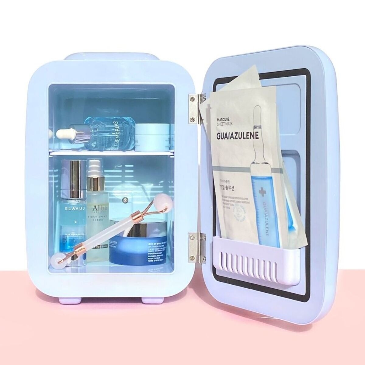 Frigorífico Portátil Elétrico Vintage 4 Litros Azul Pastel 4