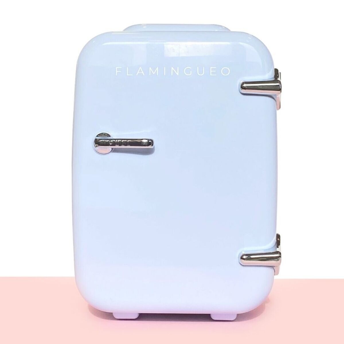 Frigorífico Portátil Elétrico Vintage 4 Litros Azul Pastel 2