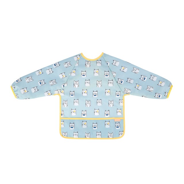 Imagen 0 de Babero manga larga Badabulle azul