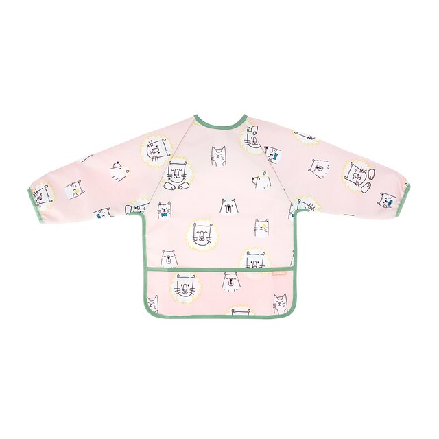 Imagen 0 de Babero manga larga Badabulle rosa