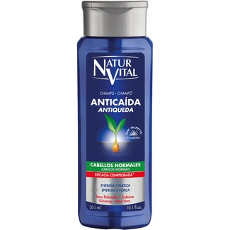 champú anticaída para cabello normal frasco 300 ml - Natur Vital