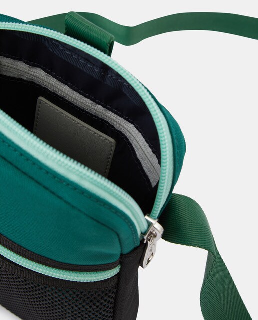 Bandolera de color verde con cremallera y asa ajustable · Lacoste · El  Corte Inglés