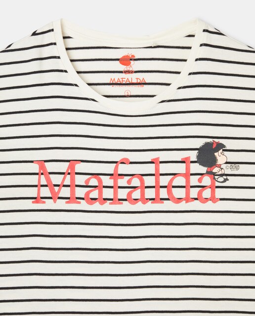 Pijama completo de mujer con estampado de rayas y Mafalda · Easy Wear · El  Corte Inglés