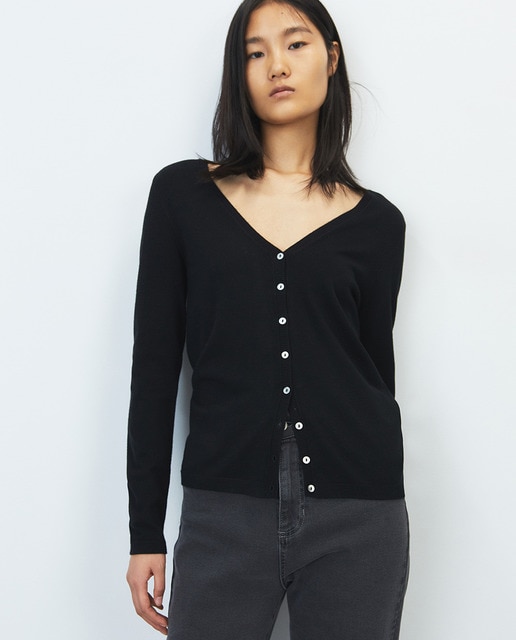 Chaqueta básica punto · Sfera · El Corte Inglés