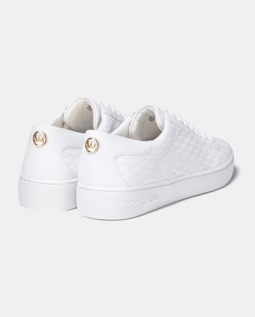 Sapatilhas brancas com relevo. Modelo COLBY SNEAKER Branco-3