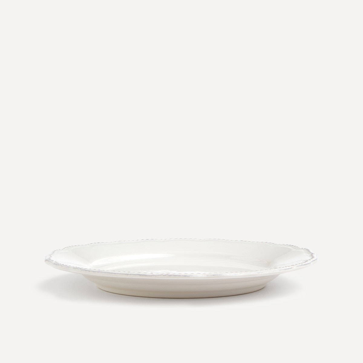 Prato de Sobremesa Sofía - Branco Branco-2