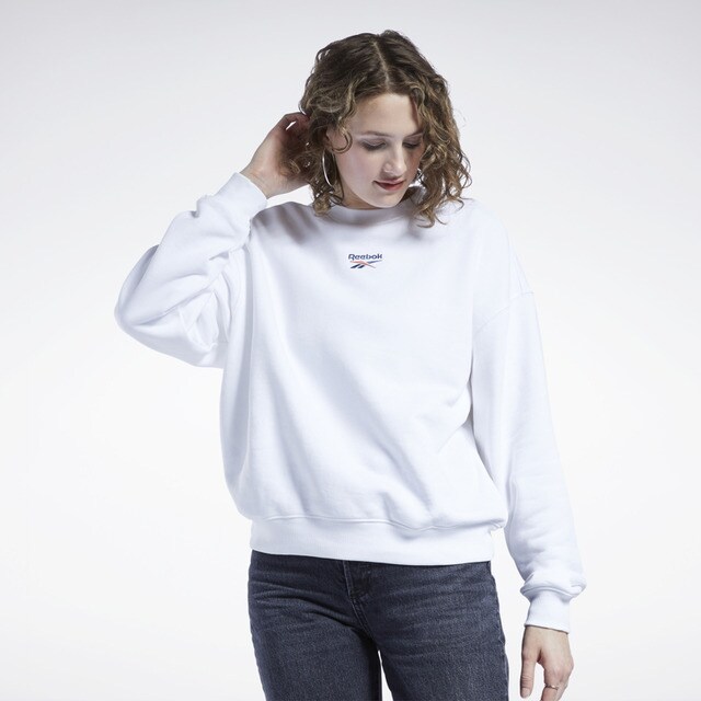 Sudadera de mujer CL PF Small Logo Crew Reebok · El Corte Inglés