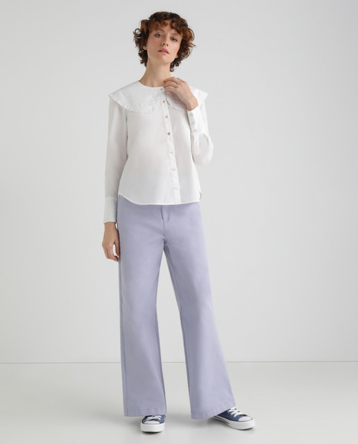 Comprar Camisa de mujer popelín bordada · Unit · Hipercor