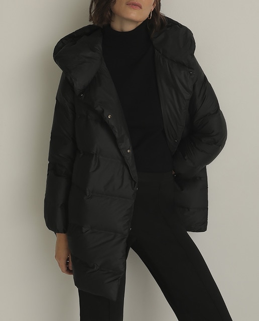 Imagen 0 de Plumífero de mujer liso con capucha