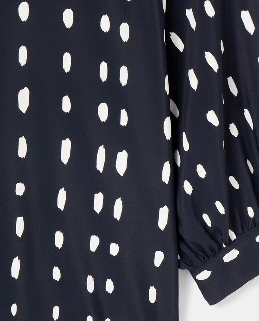 Blusa de mujer talla grande fluida lunares · Couchel · El Corte Inglés