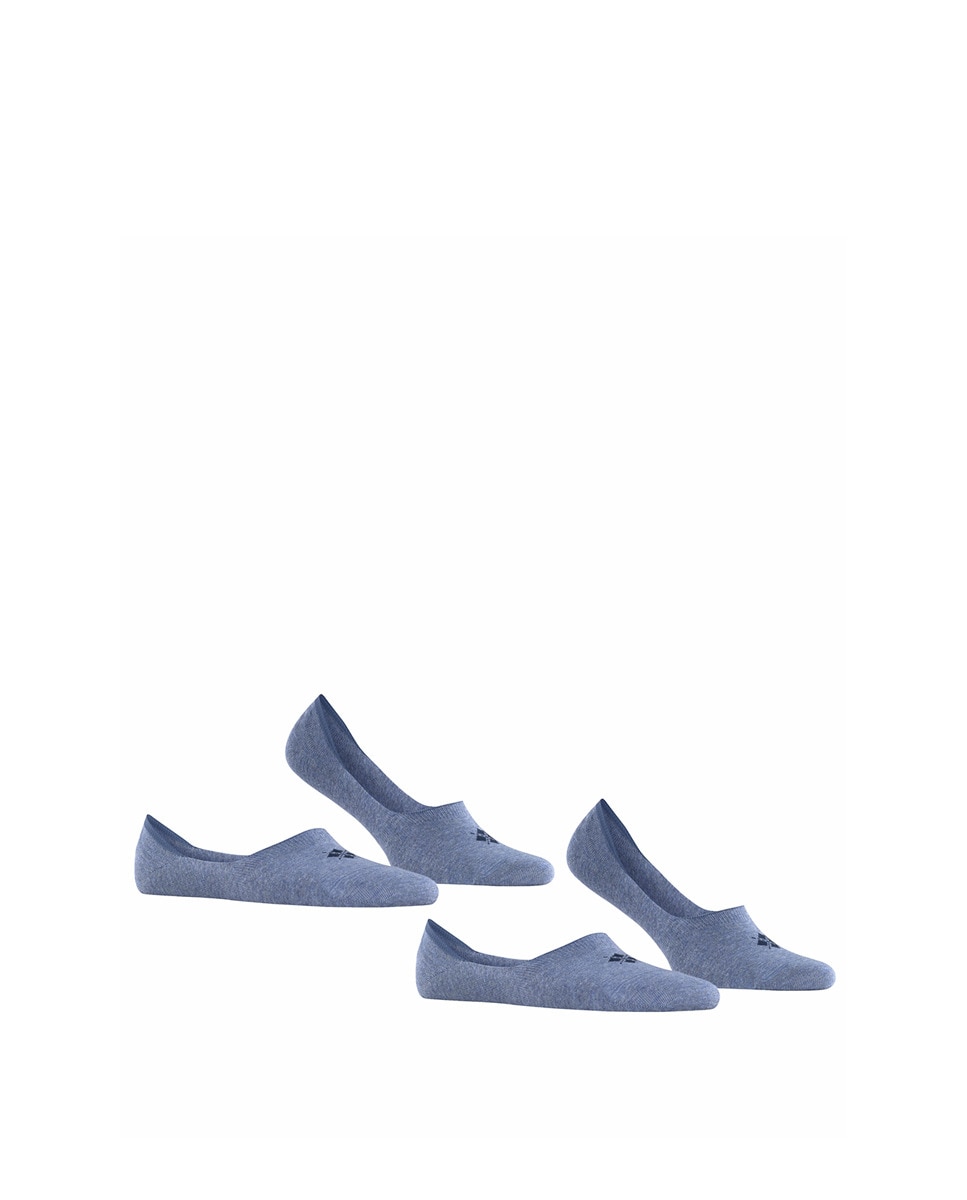 Imagem 0 de Pack de dois pares de meias invisíveis lisas