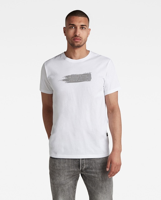 Camiseta Paint Graphic de hombre con gráficas de algodón ecológico · G-Star  Raw · El Corte Inglés