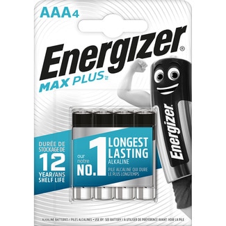Max Plus pilas alcalinas AAA LR-3 blister 4 unidades - Energizer