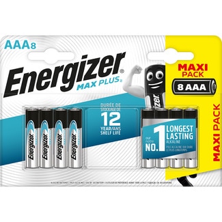 Max Plus pilas alcalinas AAA LR-3 blister 8 unidades - Energizer