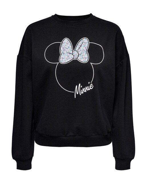 Sudadera de mujer con cuello redondo y dibujo frontal. · Only · El Corte  Inglés