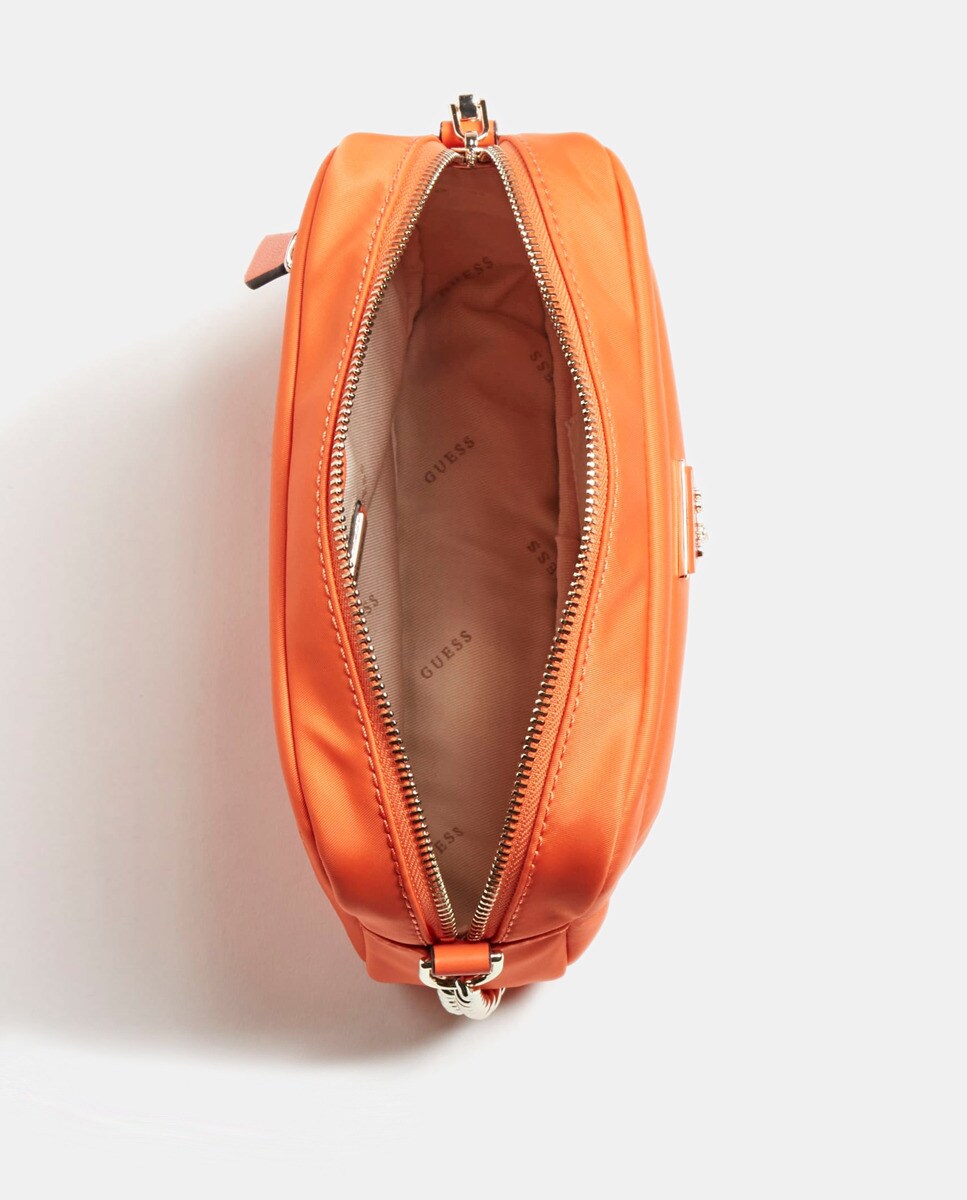Bandolera pequeña Sharma en naranja con aplique Guess · Guess · El Corte  Inglés