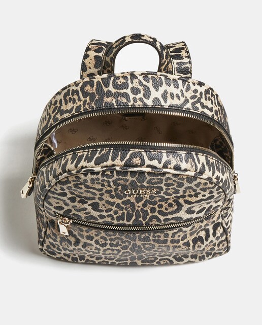 Mochila Vikky con estampado de leopardo · Guess · El Corte Inglés