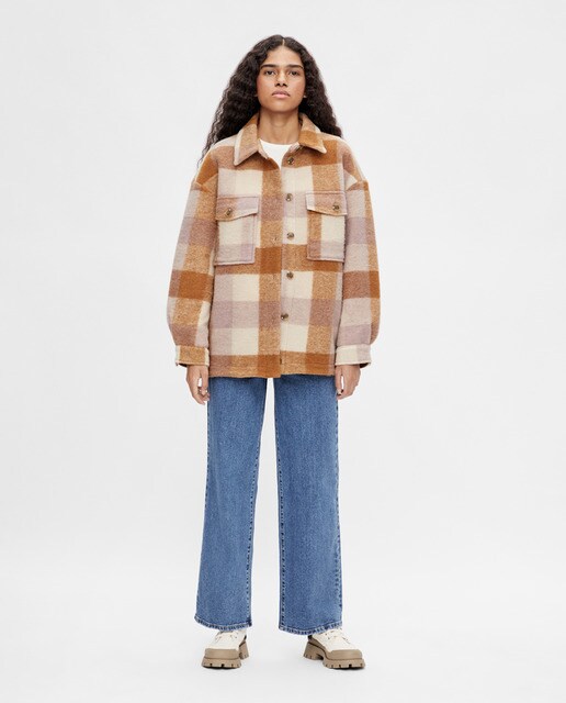 Sobrecamisa de mujer cuadros bolsillos · Object · El Corte Inglés