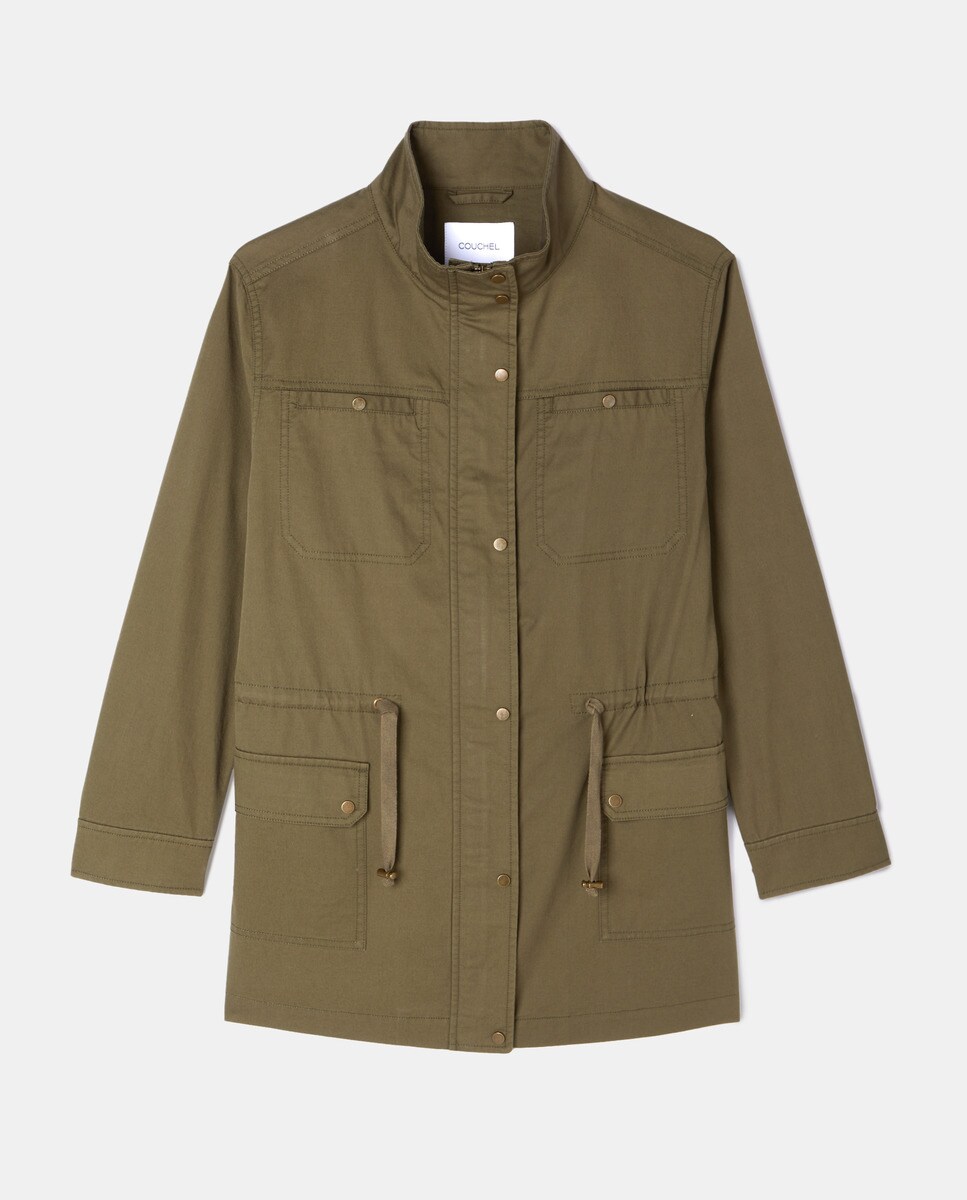 Chaqueta militar de mujer talla grande 100% algodón · Couchel · El Corte  Inglés