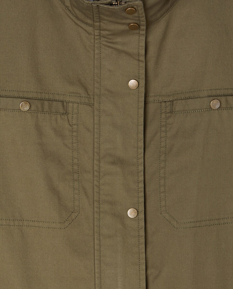 Chaqueta militar de mujer talla grande 100% algodón · Couchel · El Corte  Inglés
